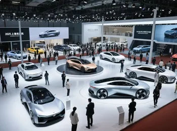 峰飞航空2吨级eVTOL航空器和红旗首款豪华飞行汽车“天辇1号”亮相上海车展