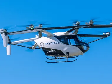SkyDrive首秀全尺寸eVTOL模型，大阪世博会开启未来空中出行体验 | 全球低空