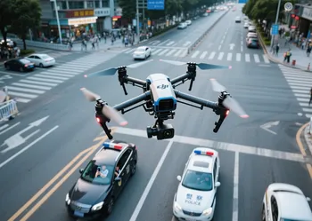 深圳交警引入全新大疆警用无人机,可抓拍司机开车玩手机违法行为