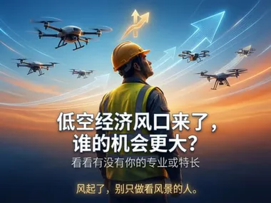 低空经济风口来了，谁的机会更大？看看有没有你的专业或特长