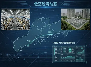 广东九成无人机产量领跑全国，2500个起降点激活低空经济新动能