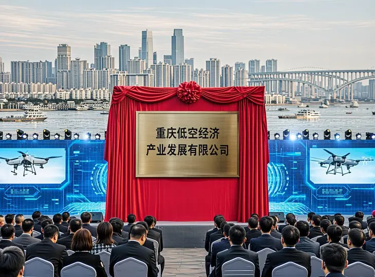 重庆成立“重庆低空经济产业发展有限公司”，首期注册资本2亿元，构建系统化低空经济生态