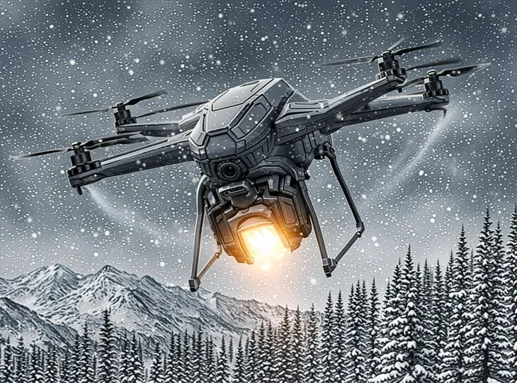 破局“冬日魔咒”——2026低空物流背后的电池抗寒技术战