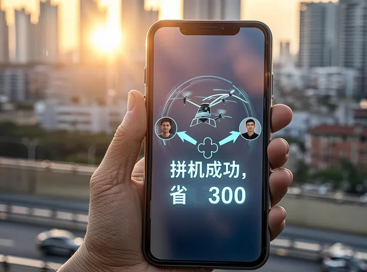 “空中拼车”上线——低空出行的“滴滴时刻”