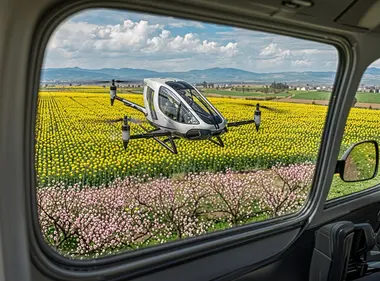 踏青新方式——"空中赏花专线"爆火，周末航线一票难求