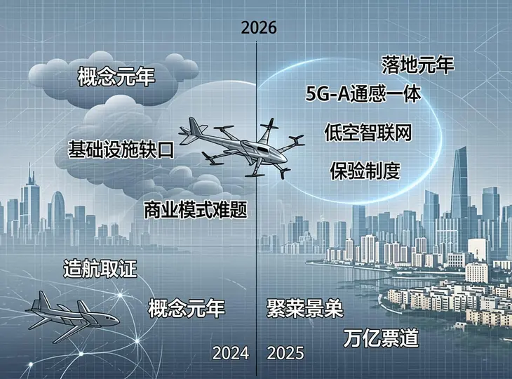 聚焦“2026元年”“商业化瓶颈”:低空经济从“试点飞行”走向“常态运营”的关键一跃 | 圆象低空消息