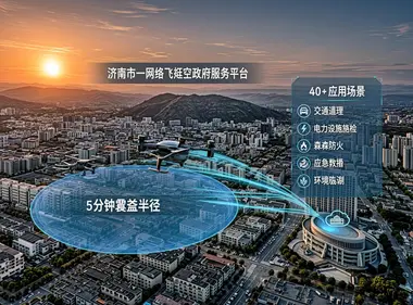 济南立法+“一网统飞”：全国最大低空政务平台落地，城市治理迈入“天上飞、地上联、云上算”时代 | 圆象低空消息