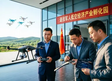 吉林全省首个退役军人低空经济产业孵化园揭牌：“军创力量”与“天空产业”的双向奔赴 | 圆象低空消息