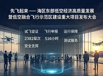 深圳盐田发布“先飞起来”服务体系：2382架次飞行验证，让低空企业“敢飞、能飞、飞得好” | 圆象低空消息