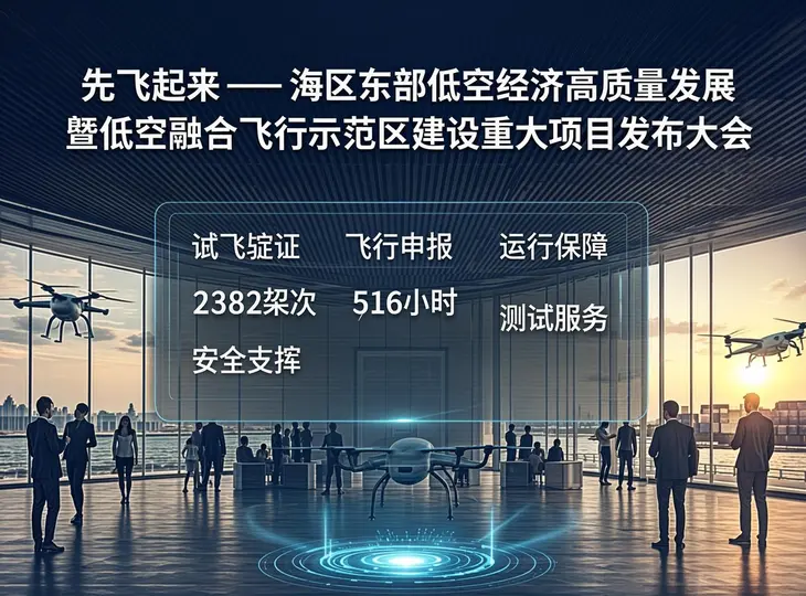 深圳盐田发布“先飞起来”服务体系:2382架次飞行验证,让低空企业“敢飞、能飞、飞得好”