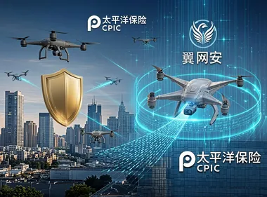 中国太保落地全国首单“翼网安”低空经济综合保险：从物理安全到数字安全，为“天空之城”织密防护网 | 圆象低空消息