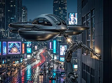 电鹰科技两款低空新品即将面市：飞行机器人高空“打螺丝”，双座飞车深耕应急救援 | 圆象低空消息