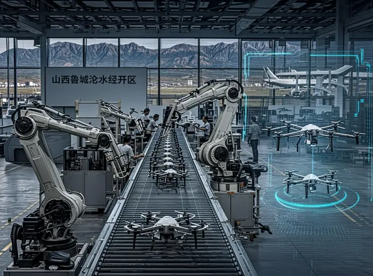 8个月从开工到投产！山西晋城首条无人机智能生产线落地，三大产品线瞄准“智能机场+运载+巡检” | 圆象低空消息