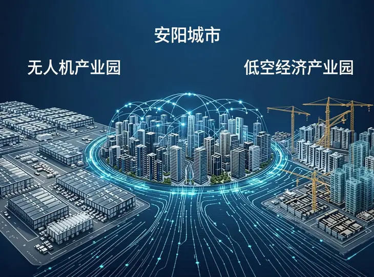 双园联动！河南省安阳市低空经济再落重子，总投资6.8亿元打造全链条产业生态 | 圆象低空消息