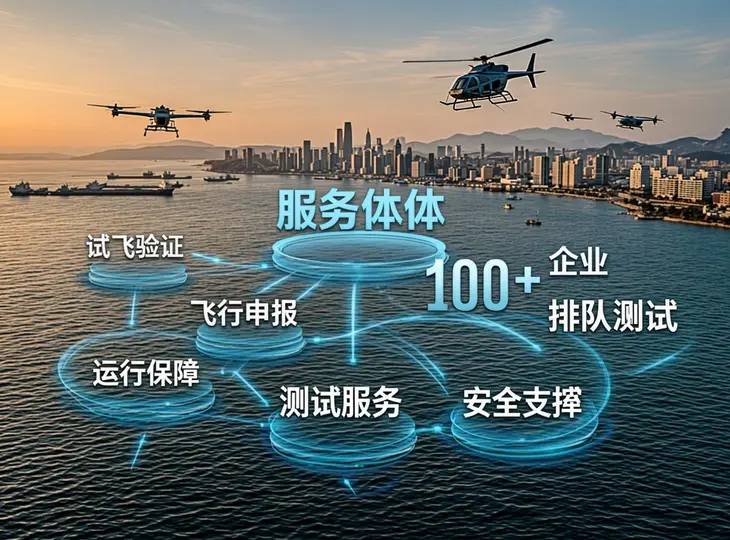 深圳盐田“先飞起来”体系引爆产业：百余家企业排队测试，“陆空一体”破解试飞难题