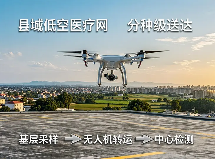 县域低空医疗网再下一城：蓬莱三条常态化航线把“空中检验中心”写进日常