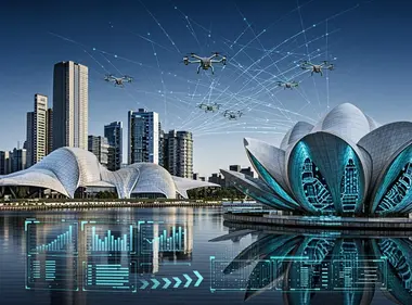 成本直降30%、51个场景上线！雄安“低空+政务”常态化运行，每天44架次无人机守护“云上之城” | 圆象低空消息