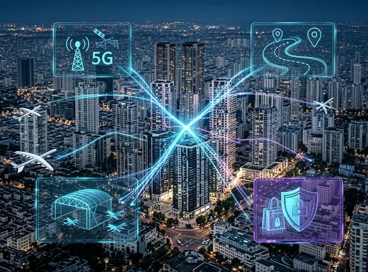 AI+低空经济“落地元年”:eVTOL通勤、无人机精准投送、AI巡防正在重塑城市生活,四张网构筑低空“数字底座”