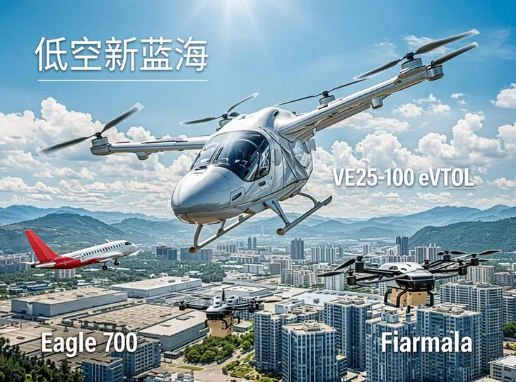  整机制造突破、灭火黑科技亮相、eVTOL意向订单超1900架！四川自贡航空产业园亮出“低空新蓝海”成绩单