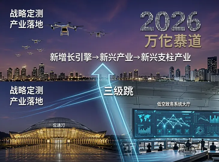 新华社定调2026低空经济:连续三年写入报告,万亿赛道从“顶层设计”跨入“产业落地” | 圆象低空消息