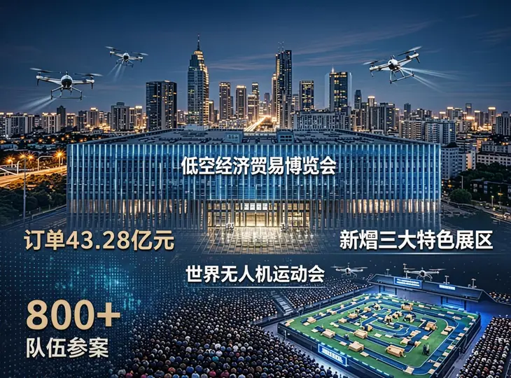 赛事+会展双核驱动：世界无人机运动会开赛、广州低贸会定档9月，低空经济“流量变订单”