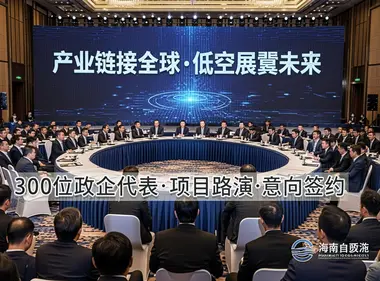 300位政企代表齐聚海口！海南低空经济招商大会今日启幕，全球产业链加速向自贸港“空域”集结 | 圆象低空消息