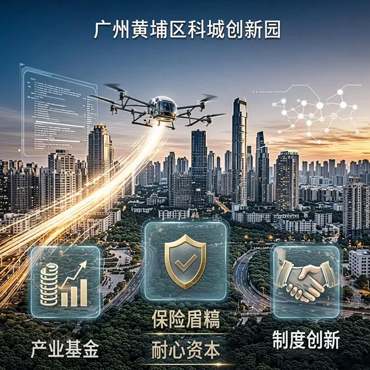 从“给补贴”转向“建机制”!广州黄埔打通“产融协同”任督二脉:百亿基金+专属险+场景开放,让低空经济自己“飞”起来