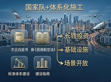 从“战略蓝图”到“央企出清跑道”：4月中旬低空经济的三张关键“施工图”