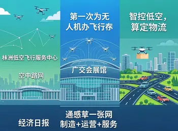 央视把镜头对准株洲“空中路网”，广交会首次为无人机办飞行秀，庆阳用“算力+低空”跑物流：4月21日低空经济从“盆景”走向“一张网”