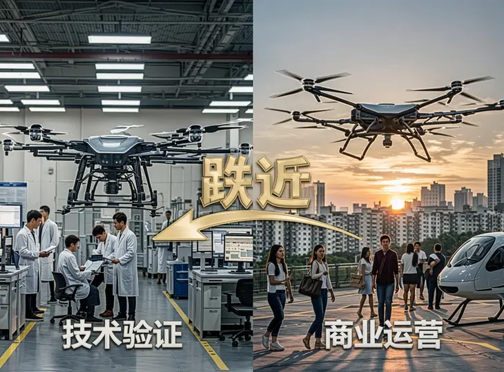 中商产业研究院重磅报告：中国eVTOL完成历史性跃迁！四大闭环领跑全球，万亿赛道进入爆发前夜