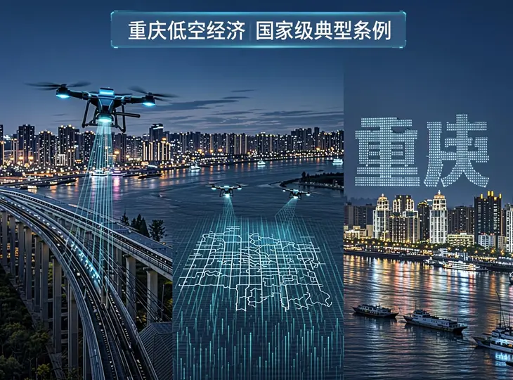 国家发改委首批低空经济典型案例揭晓!重庆三场景强势入选,“AI+无人机”从城市治理到地灾监测全面开花