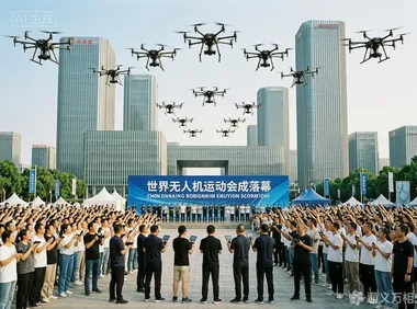 世界无人机运动会落幕：15天“天空竞技”让低空经济“破圈”生长，80余家产学研主体汇聚蓉城