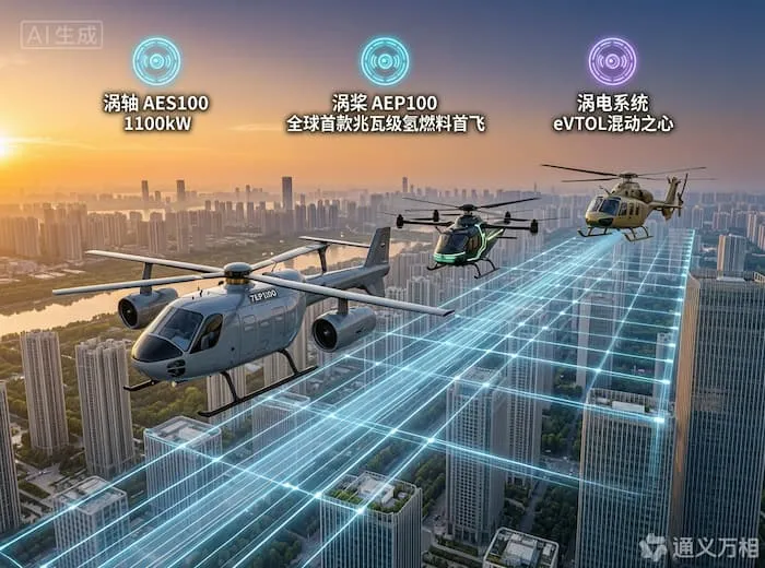 中国航发“通航动力产业共创行动”擎动万亿低空!18款“中国心”一次列阵,覆盖13吨级直升机到eVTOL全场景