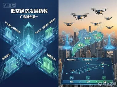 广东领跑低空经济指数：四大维度全面第一，用AI织就“空中智慧网”