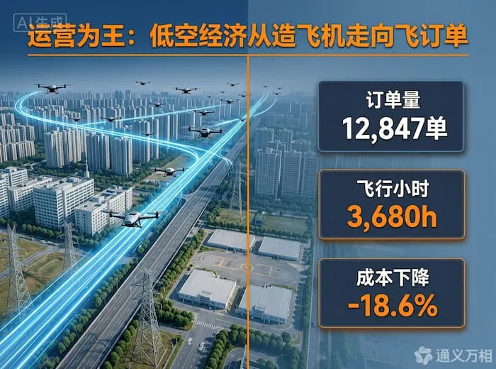 万亿低空经济进入“运营为王”年代：你还在盯飞机，别人已经在盯订单