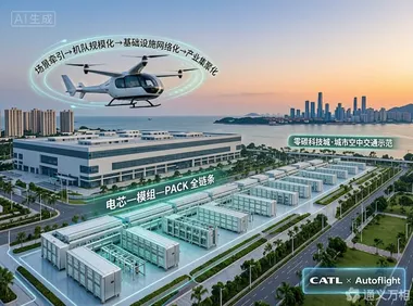 电池巨头为eVTOL“打样”：宁德时代联手厦门，一个新能源×低空经济的超级闭环正在成形