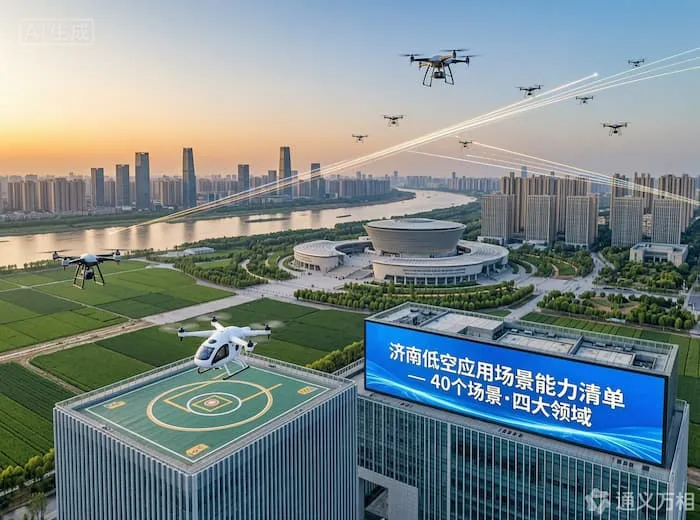 从“能飞”到“用得好”：济南一次性抛出40个低空应用场景