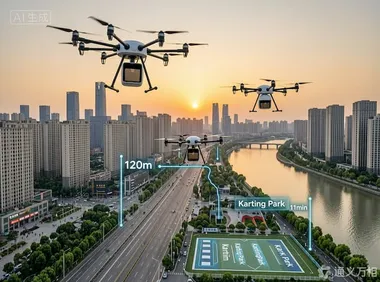 最快11分钟！成都首条常态化低空城市物流航线起飞