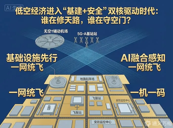 低空经济进入“基建+安全”双核驱动时代:谁在修天路,谁在守空门?
