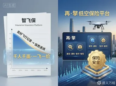 你的无人机飞得越稳，保费就越便宜：保险业首个基于用户行为定价的低空产品落地
