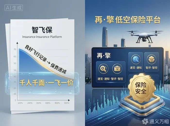 你的无人机飞得越稳，保费就越便宜：保险业首个基于用户行为定价的低空产品落地