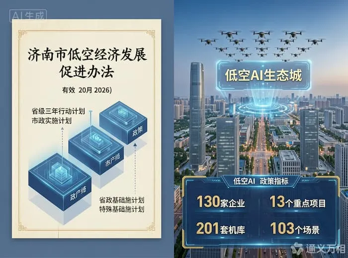 从“飞起来”到“用起来”：济南低空经济的系统化施工图