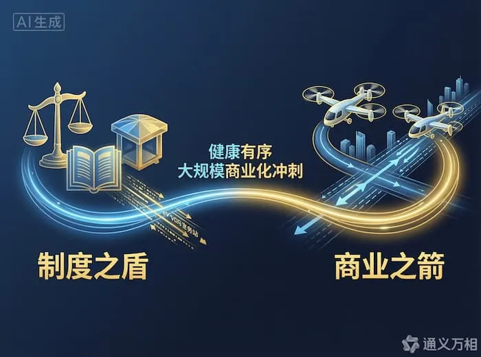 从“健康有序”到“大规模商业化冲刺”：低空经济进入制度与场景双冲刺期