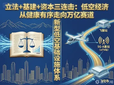 立法+基建+资本三连击：低空经济从“健康有序”走向“万亿赛道”的制度加速期