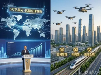  沈向洋：全球低空经济远期市场规模可达5万亿美元，将成中国经济新蓝海