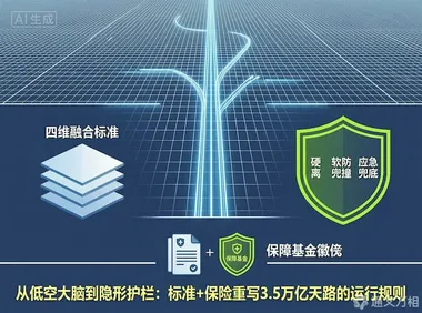 从“低空大脑”到“隐形护栏”：标准+保险正在重写3.5万亿天路的运行规则