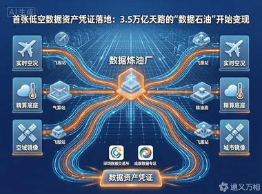 首张低空数据资产凭证落地：3.5万亿天路的“数据石油”开始变现
