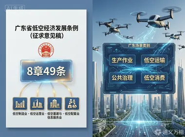 广东率先扛起低空经济大旗：条例征求意见稿发布，着力破解“飞不起来、落不下去、场景难拓”三大瓶颈