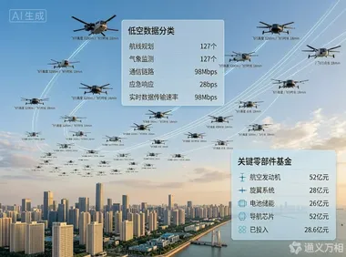 数据立规矩、基金押关键环节：低空经济从“飞起来”进入“卡位战”