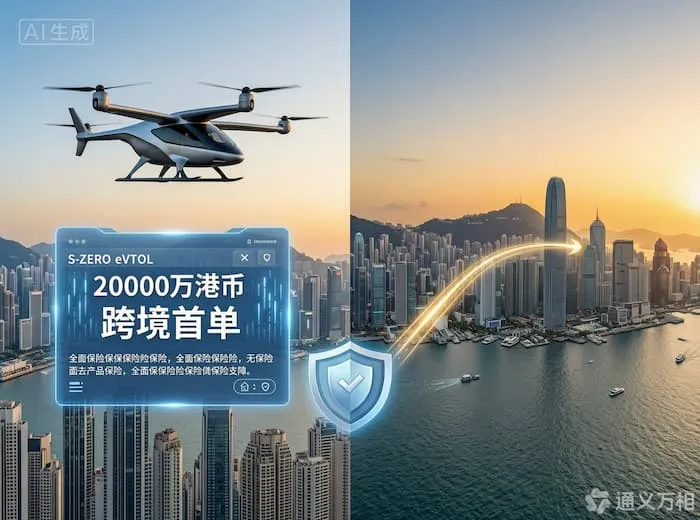 “深圳承保、香港落地”:全国首单跨境超轻型eVTOL保单落地,低空经济保险闭环再下一城